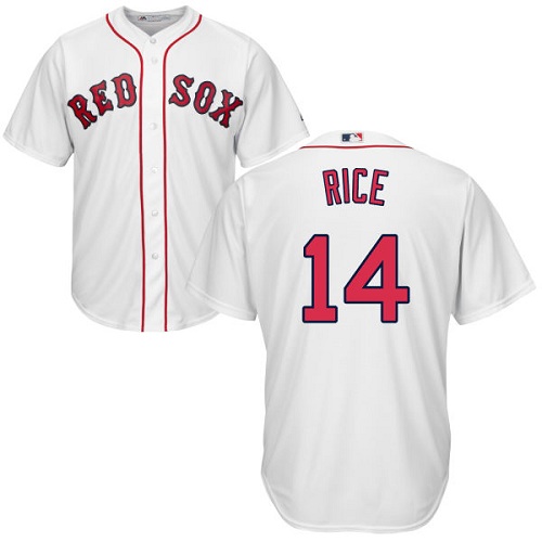 Red Sox #14 Jim Rice White Cool Base Stitched Youth MLB Jersey